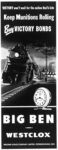 1942 Keep Munitions Rolling. Buy Victory Bonds. Big Ben Westlox