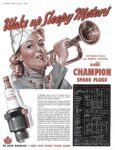 1942 Wake up Sleepy Motors with Champion Spark Plugs