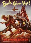 1943 Back Him Up! Buy War Bonds