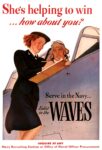 1943 She's helping to win ... how about you? Serve in the Navy... Enlist in the Waves