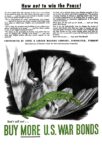 1944 How not to win the Peace! Don't sell out... Buy More U.S. War Bonds