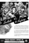 1944 Salute to Safety. Pioneer Parachute Company