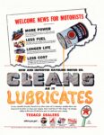 1946 Welcome News For Motorists. New And Improved Havoline Motor Oil Cleans As It Lubricates. Texaco