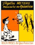1947 Forgotten Meters measure no Radiation. Health Physics For Your Protection