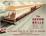 1947 The Devon Belle. New! All-Pullman Train To The West Of England. Southern Railway