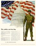 1947 The soldier and the flag. U.S. Army Recruiting Service