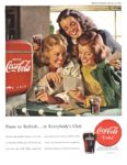 1948 Pause to Refresh... at Everybody's Club. Coca-Cola 'Coke'