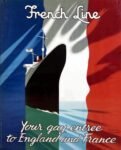 1949 French Line. You gay entree to England and France
