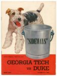 1949 'Sideways' Georgia Tech vs Duke. Grant Field