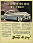 1950 Buick Special Jetback Sedan. Sized right - Styled right - Priced Right