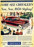 1950 Chrysler New Yorker Sedan and Club Coupe. Come See Chrysler's New, New, 1950 Styling!