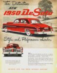 1950 DeSoto Sedan. Style and Performance Leader