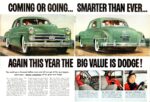 1950 Dodge. Coming Or Going... Smarter Than Ever...Again This Year The Big Value Is Dodge!