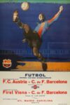 1950 Futbol Grander Partidos Internacionales. F.C. Austria, First Viena & Atl Madrid versus C. de F. Barcelona