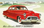1950 Oldsmobile Rocket '98'. Make a Date with a 'Rocket 8' Oldsmobile!
