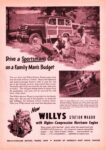 1950 Willys Station Wagon. Drive a Sportman's Car... on a Family Man's Budget
