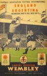 1951 Football Association Festival International England v Argentina. Empire Stadium Wembley