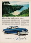 1951 Lincoln Cosmopolitan Sedan and Point Lobos, California