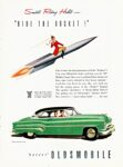 1951 Oldsmobile '98' Holiday Coupe. Smart Riding Habit - 'Ride The Rocket!'