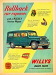 1951 Willys Station Wagon. Rollback car expenses