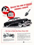 1952 AC Spark Plugs Builds The Fire In Buick's Fireball Engine