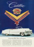 1952 Cadillac Series Sixty-Two Convertible Coupe. Climaxing Fifty Years of Progress!