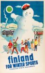 1952 Finland For Winter Sports. Finnish State Railways