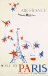 1953 Air France Fly To Paris. Gateway To The World