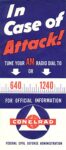 1953 In Case of Attack! Conelrad