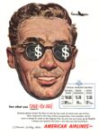 1953 See what you Save-By-Air! American Airlines