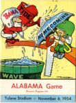 1954 Alabama vs Tulane. Homecoming. Tulane Stadium