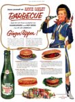 1954 Have yourself an Annie Oakley Barbecue. Ginger-Upper! Canada Dry