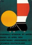 1954 Länderspiel. Schweiz - Deutschland