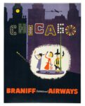 1955 Chicago Braniff International Airways