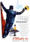 1956 Trade Mark Canada 'Railroading'. O'Keefe's ale