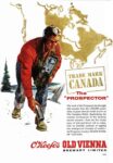 1956 Trade Mark Canada. The 'Prospector' O'Keefe's Old Vienna