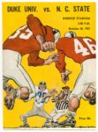 1957 Duke Univ. vs. N.C. State. Riddick Stadium