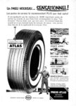 1957 Un Pneu Nouveau... Sensationnel! Pneus Atlas