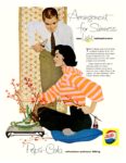 1958 Arrangement for Slimness. the Light refreshment. Pepsi-Cola refreshes without filling