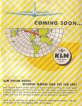 1958 Coming Soon... KLM Polar Route Between Europe And The Far East