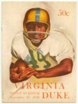 1958 Virginia vs Duke. Scott Stadium