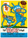 1958 Whoa! OWL vs Blue Devil. The Duke Game. Rice Campus