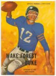 1959 Wake Forest vs Duke. Duke Stadium