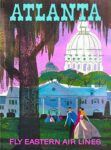 1960 Atlanta. Fly Eastern Air Lines