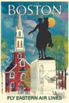 1960 Boston. Fly Eastern Air Lines