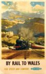 1960 By Rail To Wales. For Speed And Comfort. British Railways