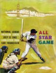 1961 All Star Game. National League. American League. Candlestick Park, San Francisco