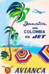 1961 Jamaica And Colombia via Jet Avianca