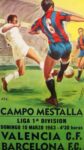 1963 Campo Mestalla. Valencia C.F. vs Barcelona F.C.