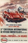 1963 Sur Le Circuit Des 24 Heures. 3eme Criterium International De Vitesse Motocyliste e Essais des Voitures des 24 Heures